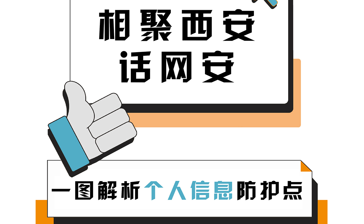 相聚西安話(huà)網(wǎng)安：一圖解析個(gè)人信息“防護(hù)點(diǎn)”